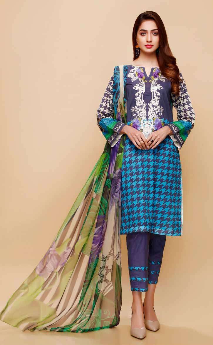 Charizma Infinity Embroidered Lawn Collection 2020 - 04B