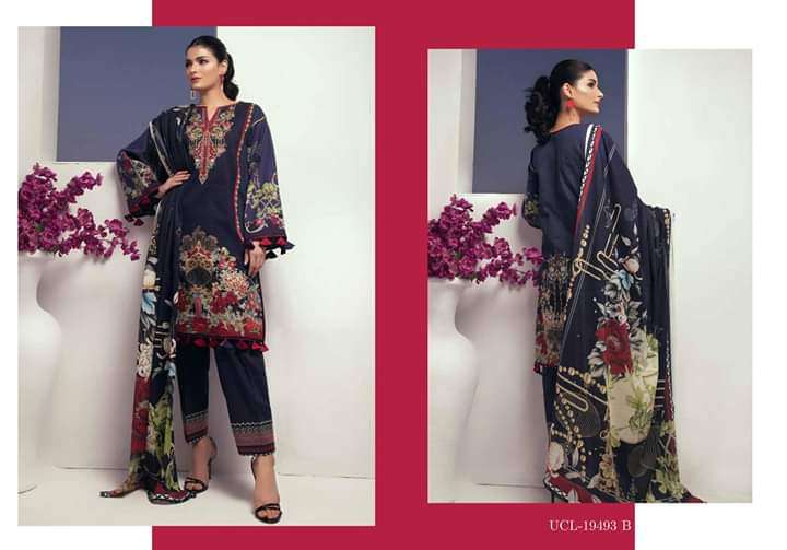 Firdous Urbane Digital Lawn Prints 19493B