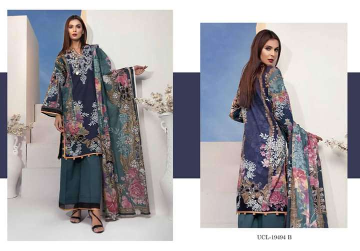 Firdous Urbane Digital Lawn Prints 19494B