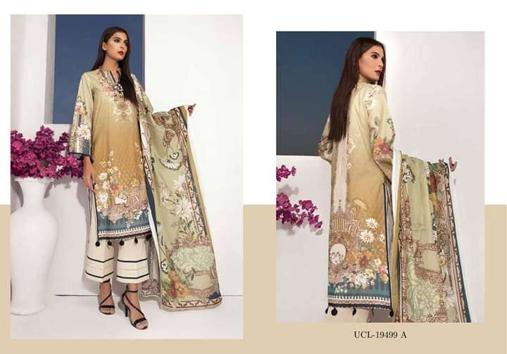 Firdous Urbane Digital Lawn Prints 19499A