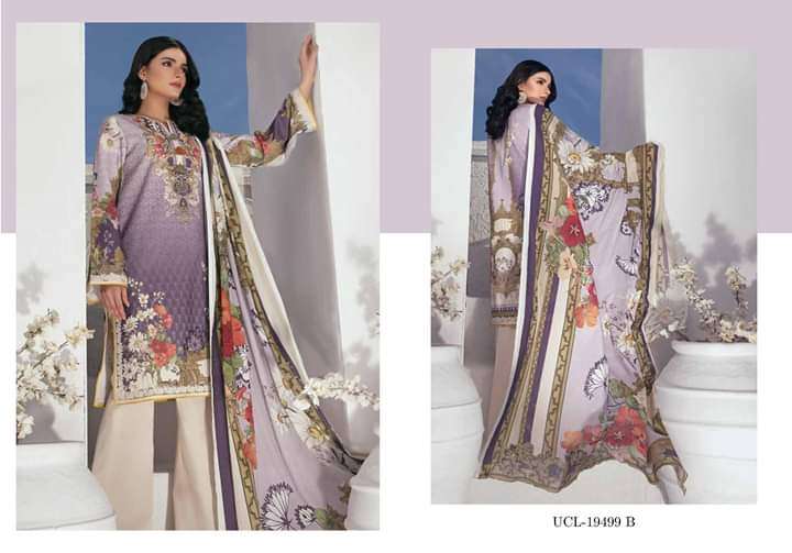 Firdous Urbane Digital Lawn Prints 19499B