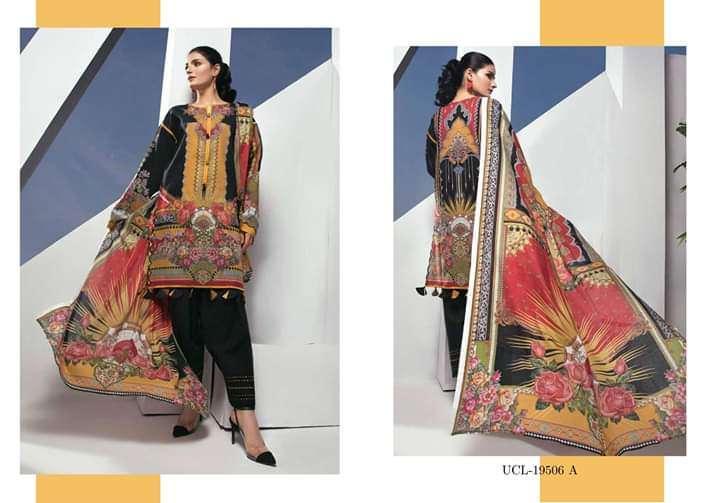 Firdous Urbane Digital Lawn Prints 19506A
