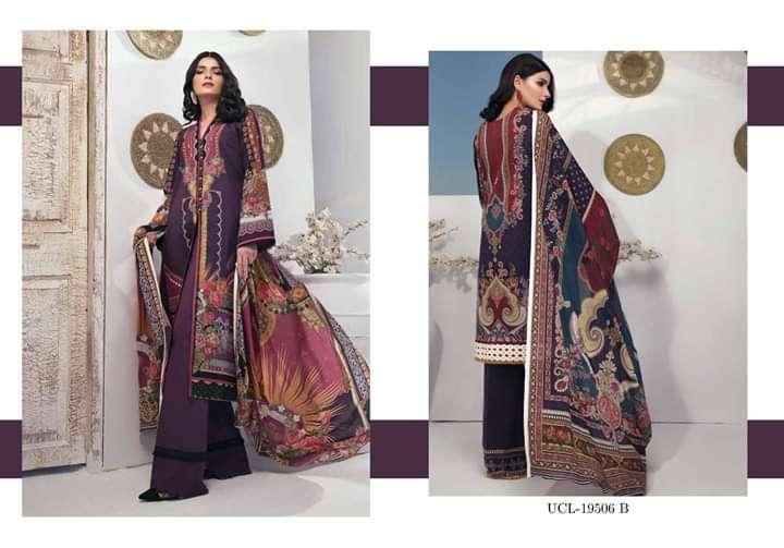 Firdous Urbane Digital Lawn Prints 19506B