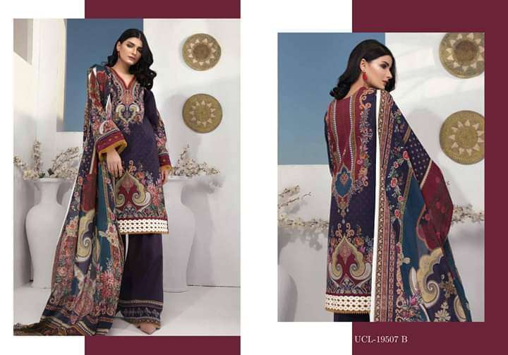 Firdous Urbane Digital Lawn Prints 19507B