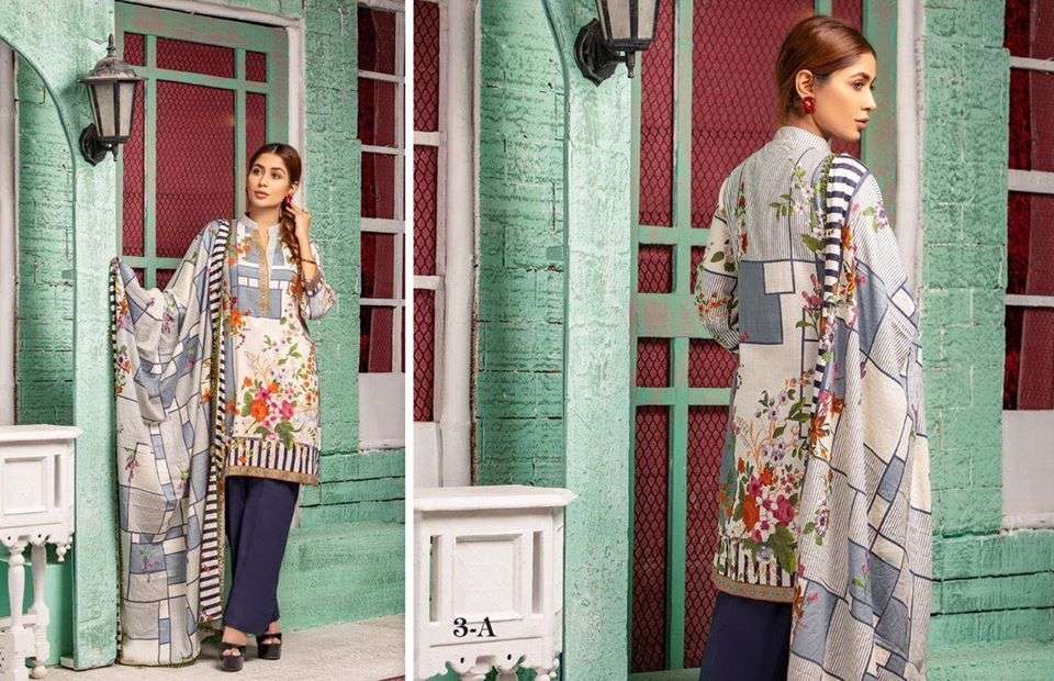 ZS Sahil Printed Lawn Collection 2020 Vol 01 03A