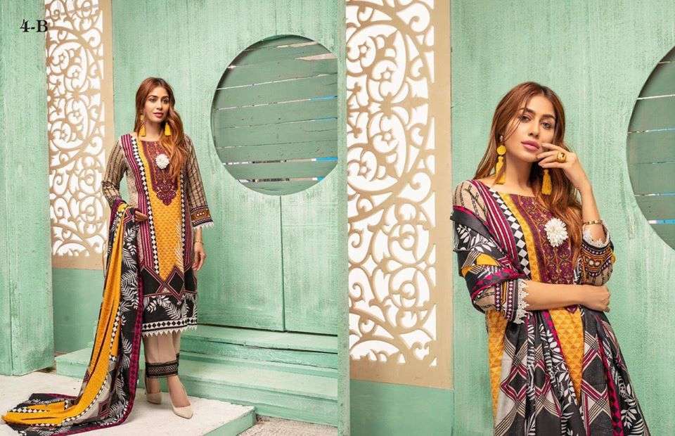 ZS Sahil Printed Lawn Collection 2020 Vol 01 04B