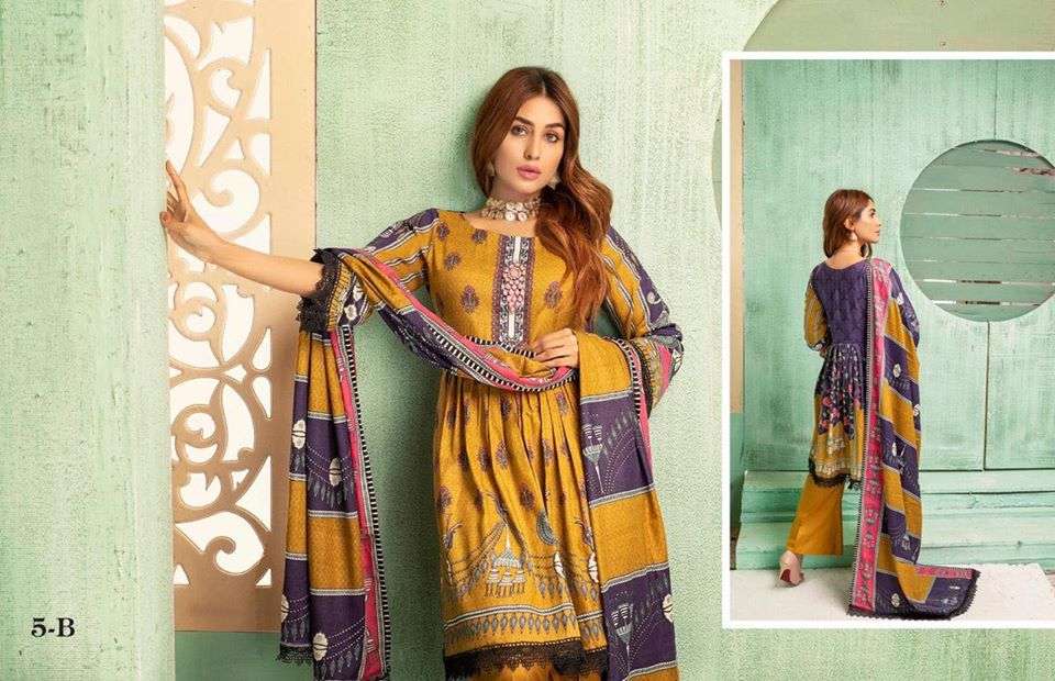 ZS Sahil Printed Lawn Collection 2020 Vol 01 05B
