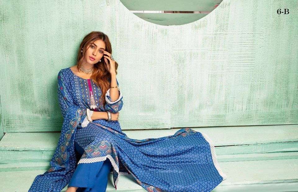 ZS Sahil Printed Lawn Collection 2020 Vol 01 06B