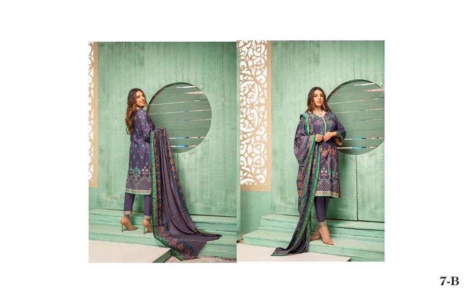 ZS Sahil Printed Lawn Collection 2020 Vol 01 07B
