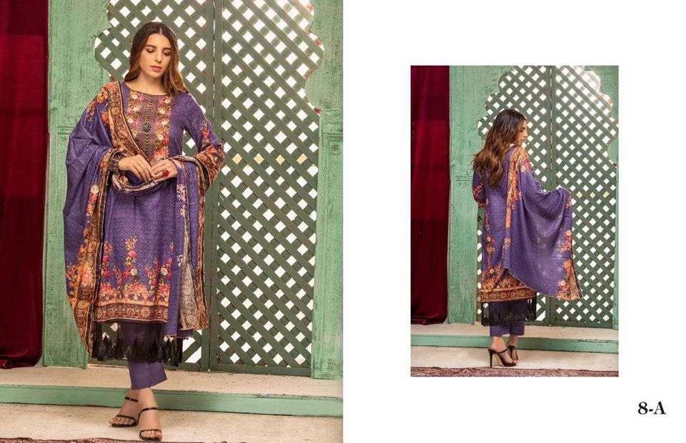ZS Sahil Printed Lawn Collection 2020 Vol 01 08A