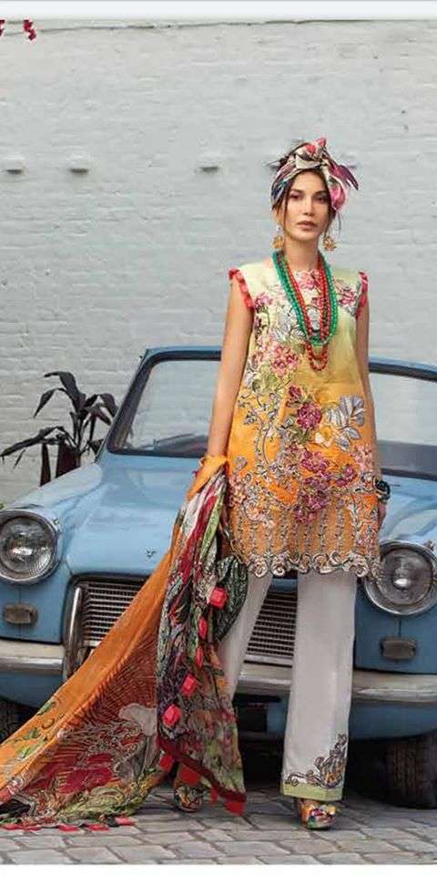 Mushq Embroidered Lawn Unstitched 3 Piece Suit MQ20S 11 - Spring / Summer Collection