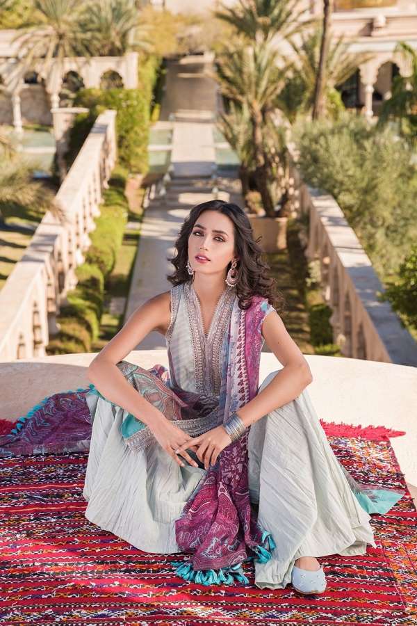Sobia Nazir Vital Lawn 2020 Collection - Vol 1 09B 