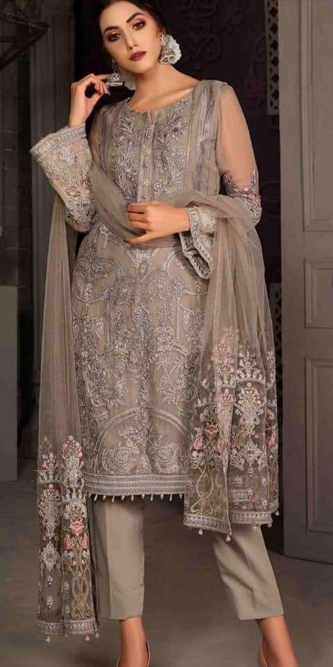 Pakistani chiffon suits sales