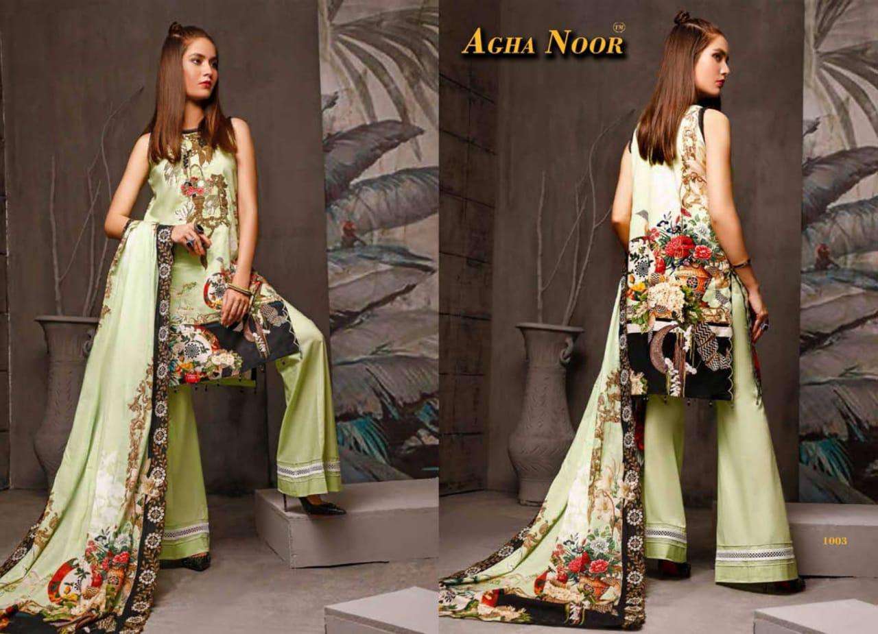 AGHA NOOR LUXURY LAWN COLLECTION - 1003