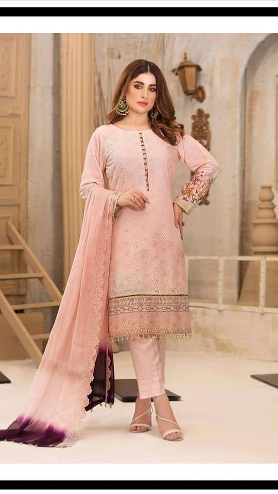 Adella Viscose Schiffli - D-9206