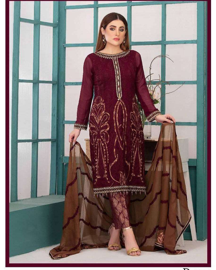 La Belle Soiree Chiffon By Tawakkal  05