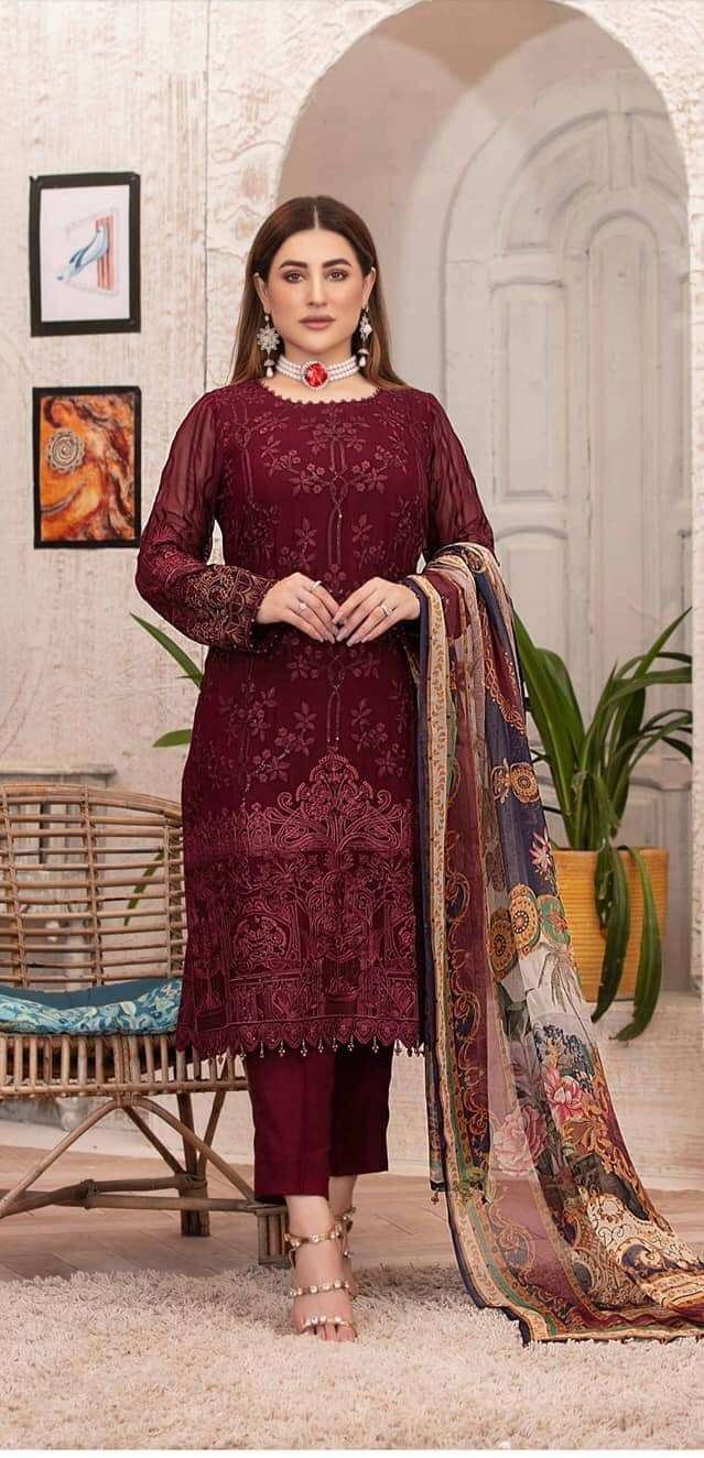 Tawakkal Beyond Luxury Chiffon - D no 8828 - Original Pakistani Suit |  Indian dresses online, Chiffon bottoms, Beautiful dresses
