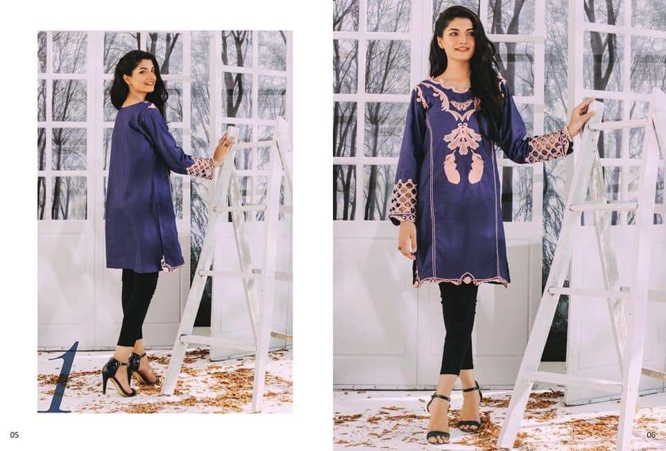 JEANS BY SARVADA SERIES KURTIS WHOLESALE 6 PCS