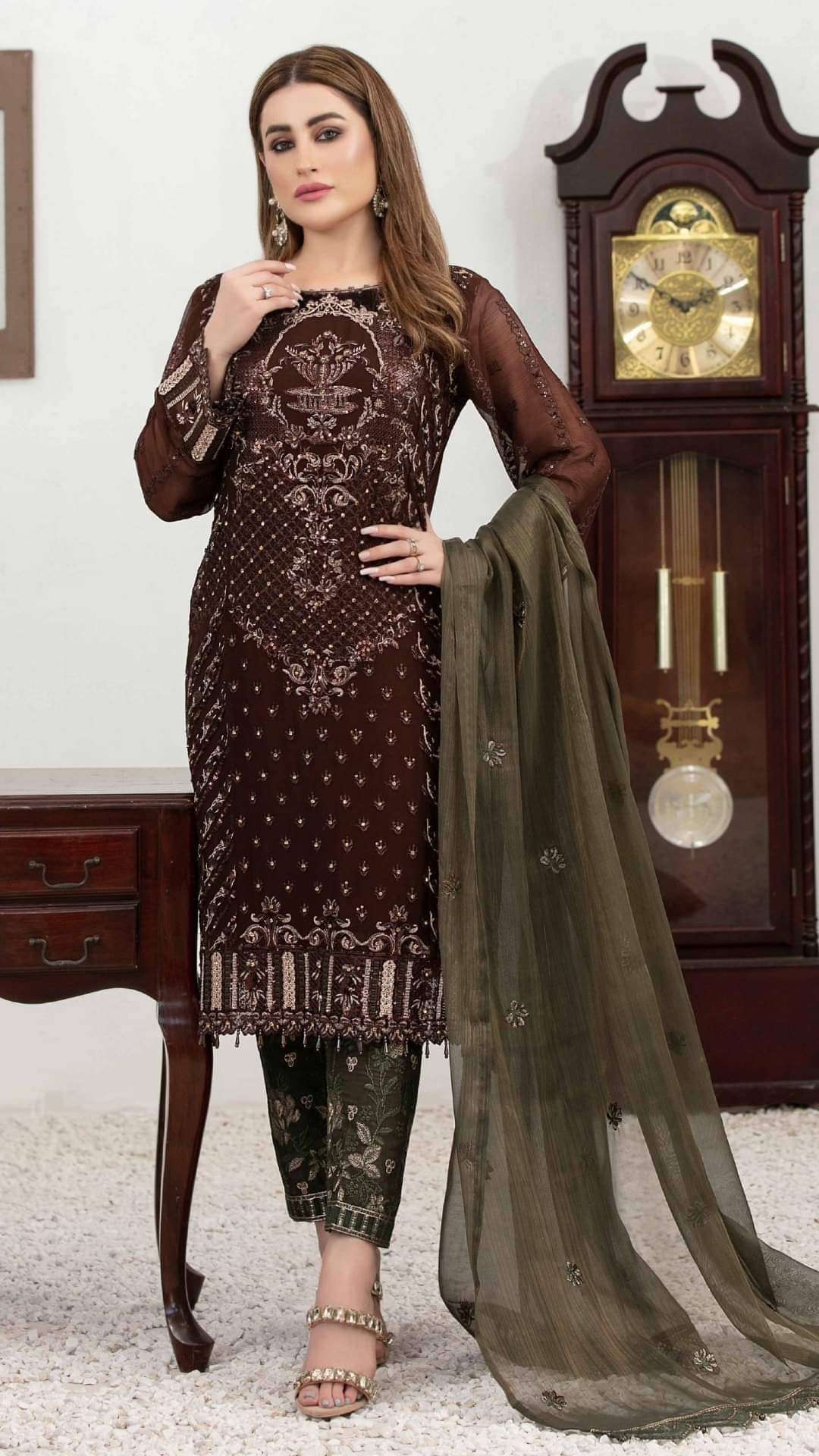 TAWAKKAL FAB TF 05 PAKISTANI SALWAR KAMEEZ WHOLESALER