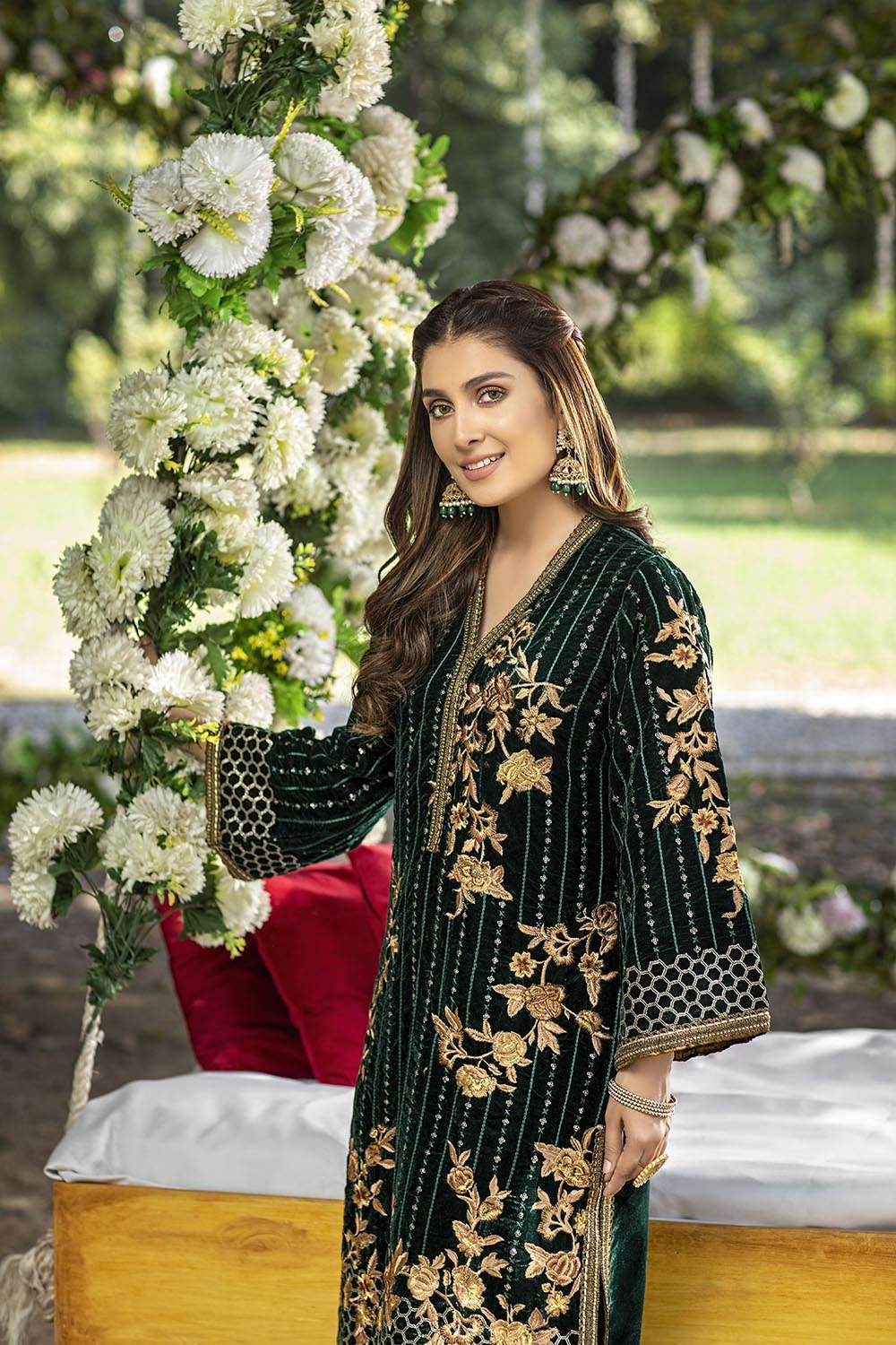 Azure Velvet Winter Embroidered Collection 2020 - Vintage Garden