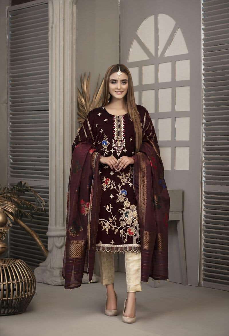 TAWAKKAL VELVET COLLECTION - 9379