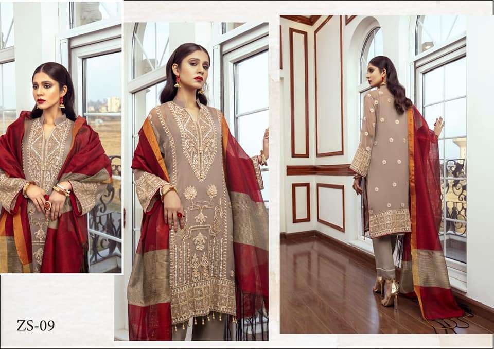  Meraki Embroidered Chiffon 2021 - 09