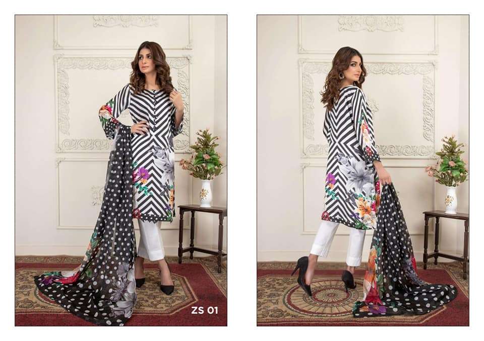 Ravishing Charmuse Silk Digital Printed Collection VOl 3 - 01