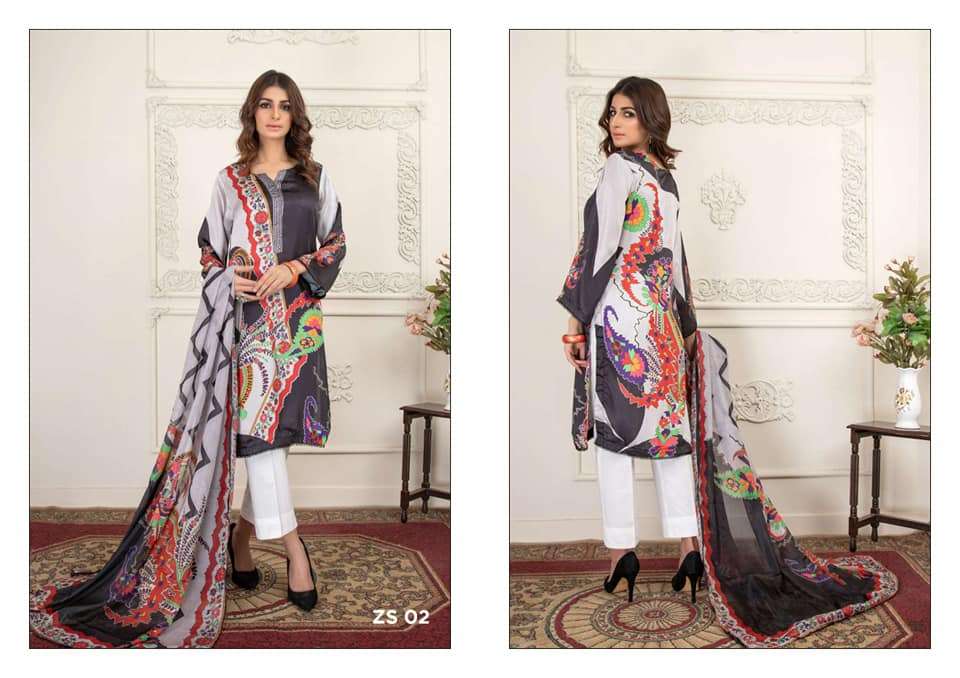 Ravishing Charmuse Silk Digital Printed Collection VOl 3 - 02