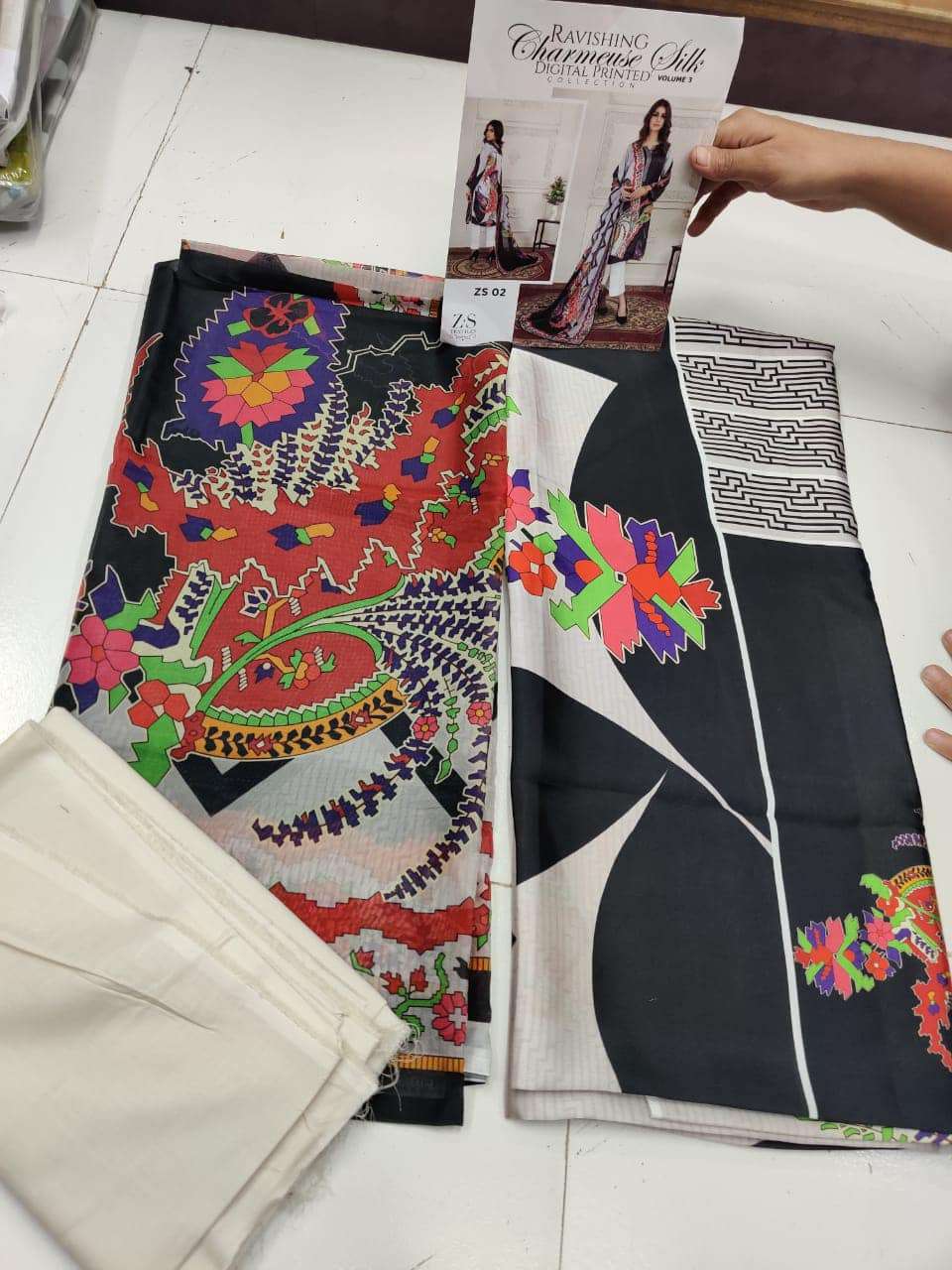 Ravishing Charmuse Silk Digital Printed Collection VOl 3 - 02A