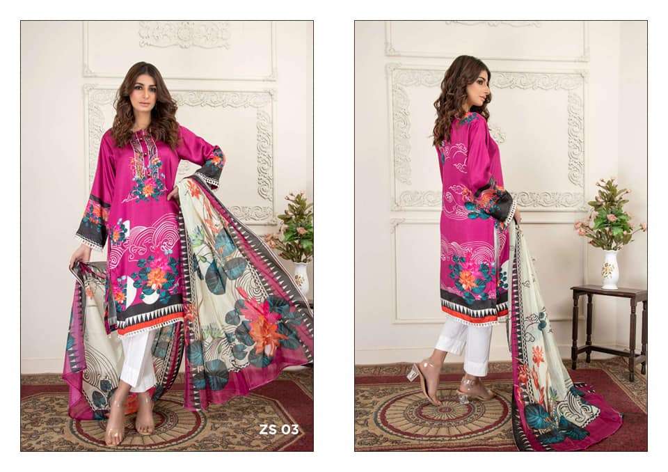 Ravishing Charmuse Silk Digital Printed Collection VOl 3 - 03