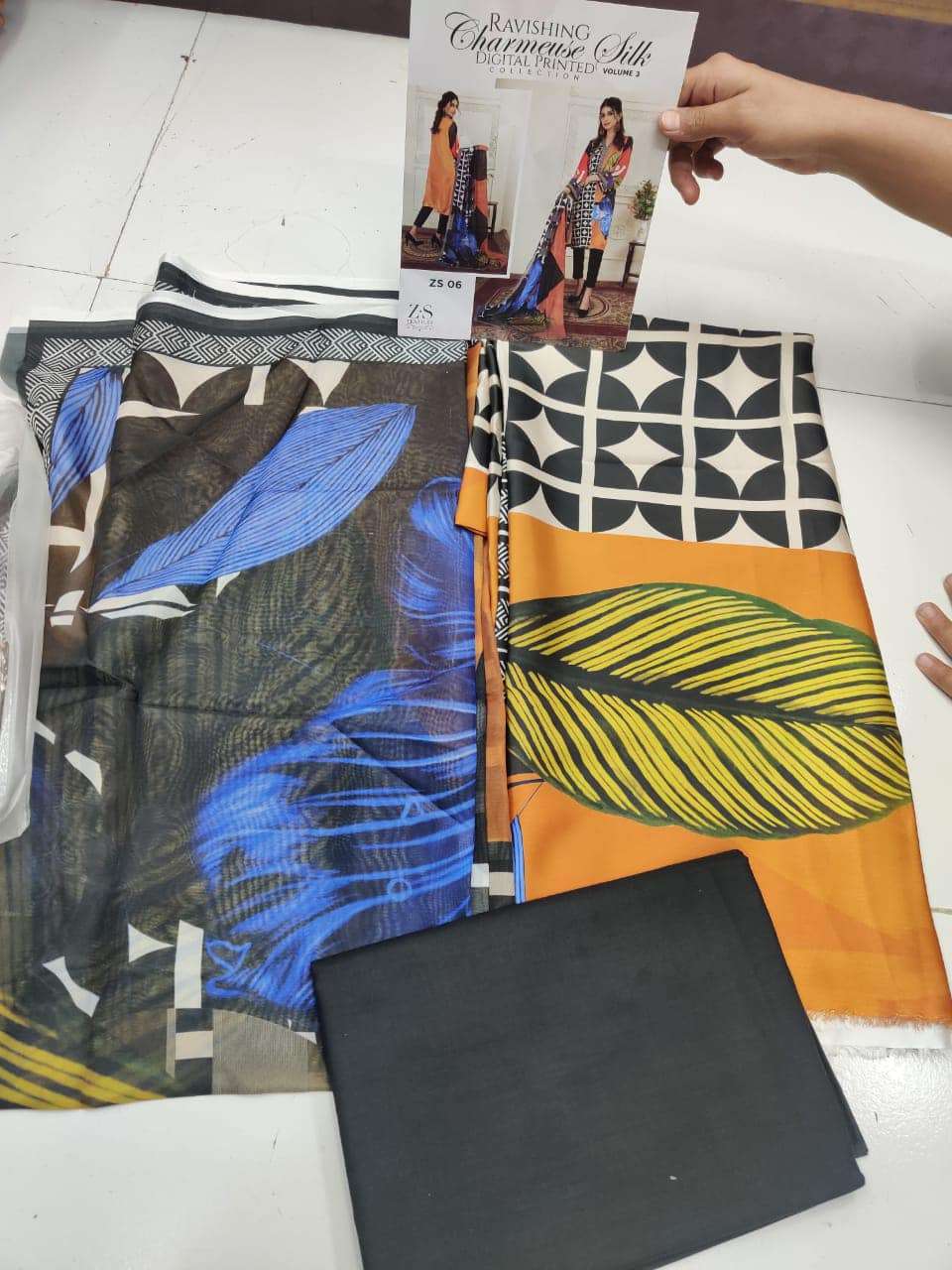 Ravishing Charmuse Silk Digital Printed Collection VOl 3 - 06A