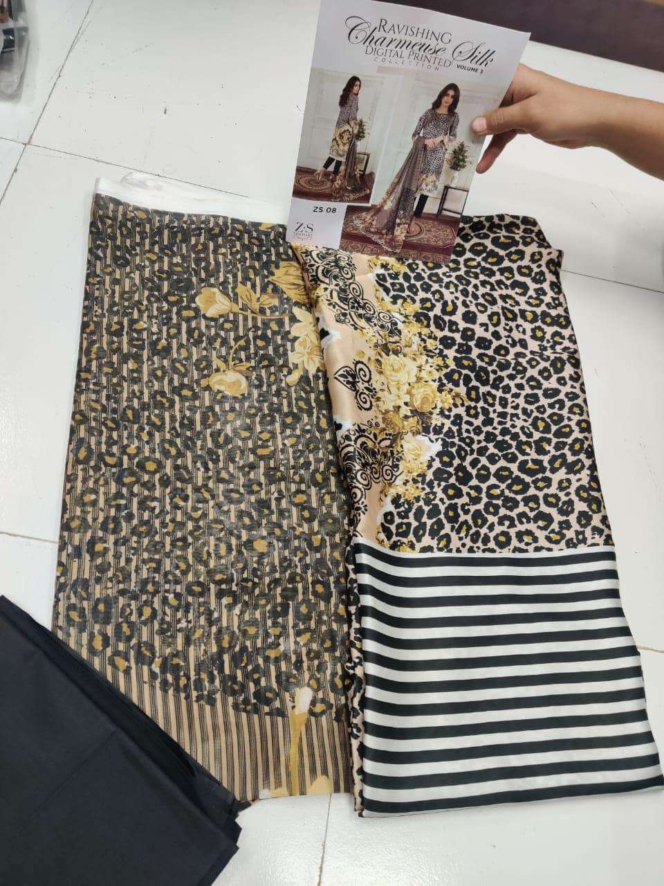 Ravishing Charmuse Silk Digital Printed Collection VOl 3 - 08A