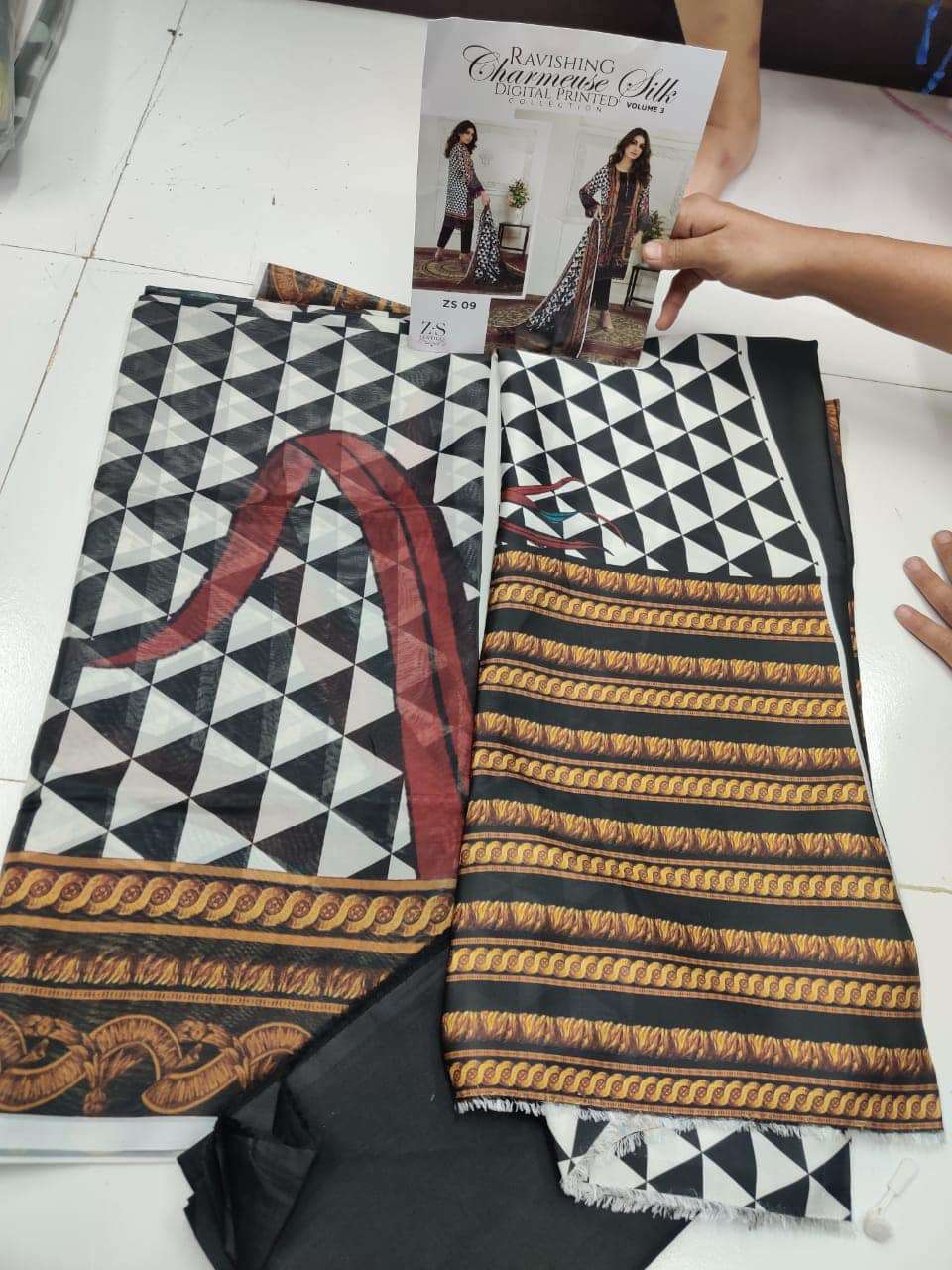 Ravishing Charmuse Silk Digital Printed Collection VOl 3 - 09A