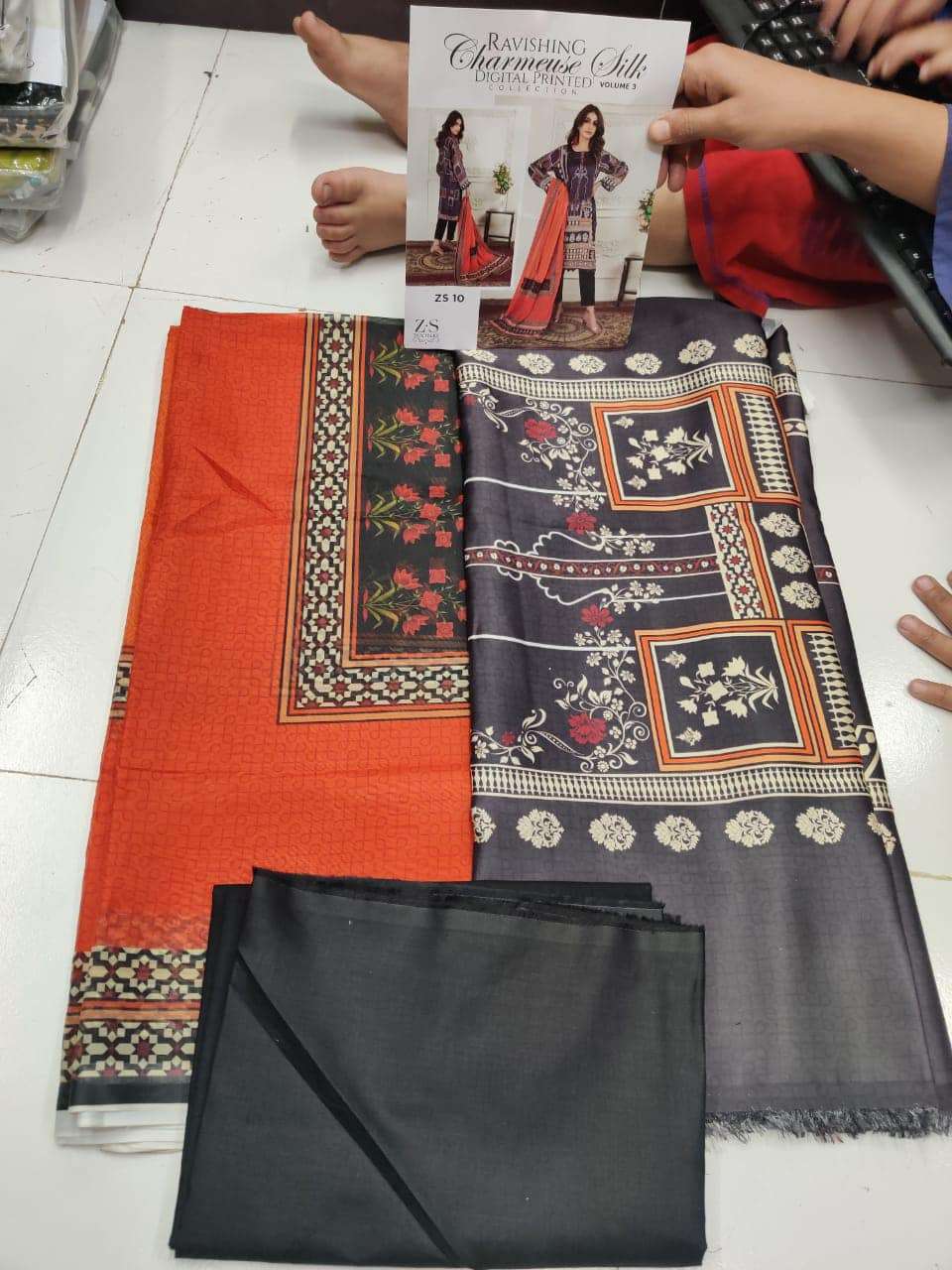 Ravishing Charmuse Silk Digital Printed Collection VOl 3 - 10A