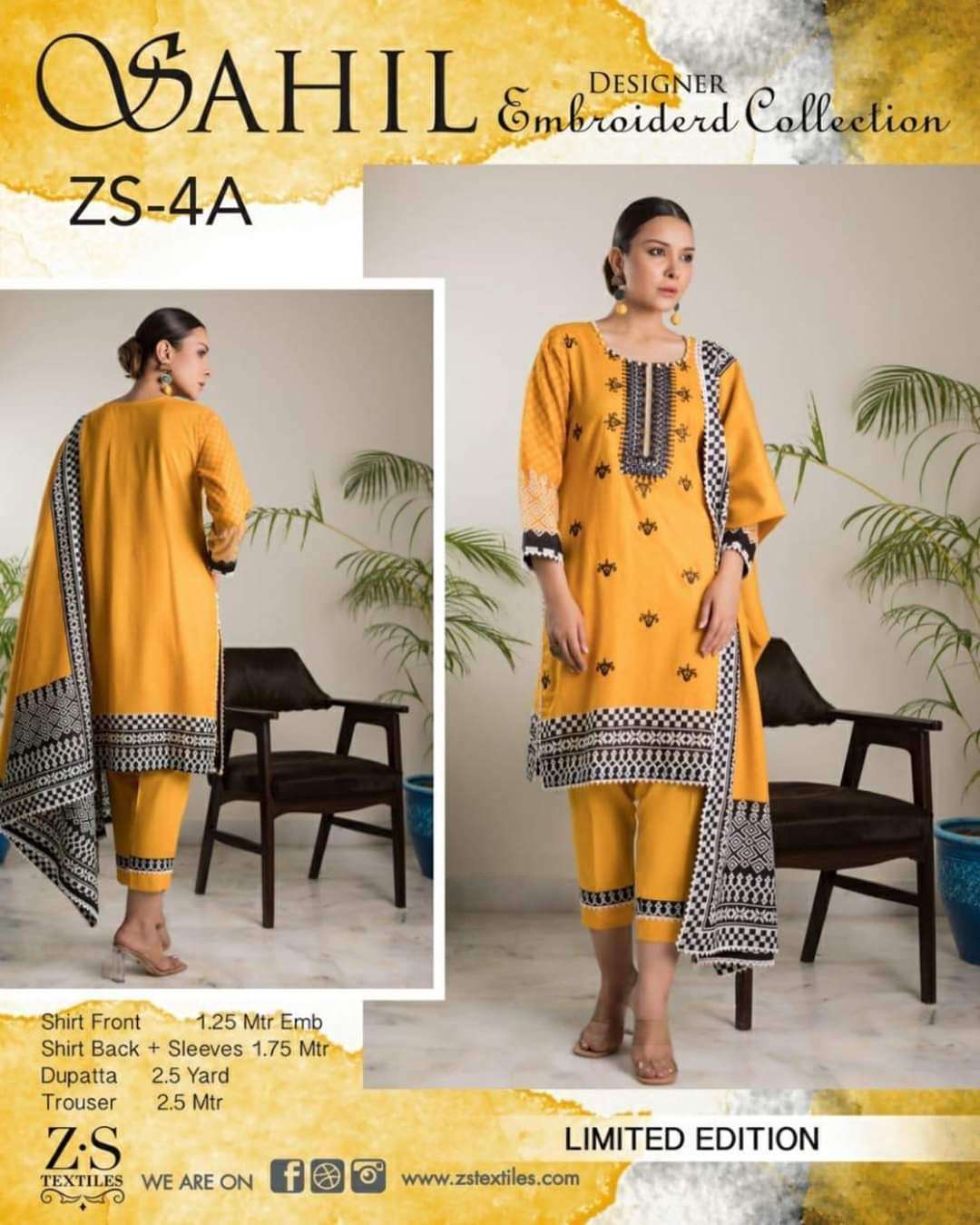 SAHIL Lawn Limited Edition 2021- 4A