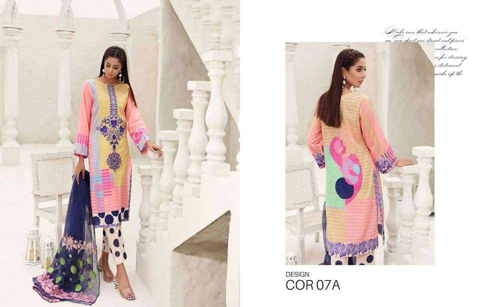 Orange Lawn Series Charizma by Riaz -COR 07A