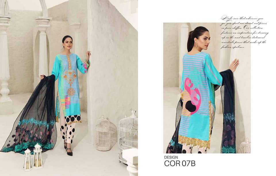 Orange Lawn Series Charizma by Riaz -COR 07B