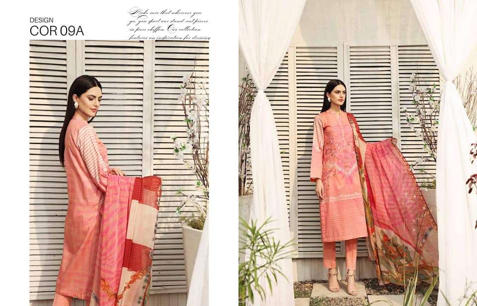 Orange Lawn Series Charizma by Riaz -COR 09A