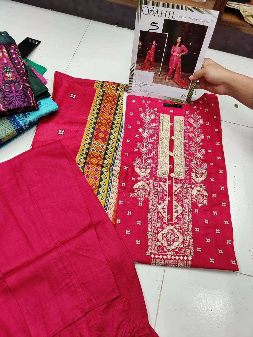  SAHIL Mid Summer Embroidered  Ready to Wear - 09