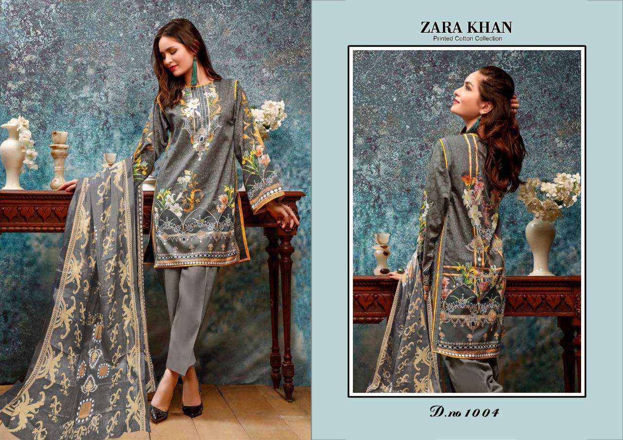 ZARA KHAN KARACHI COTTON - 1004