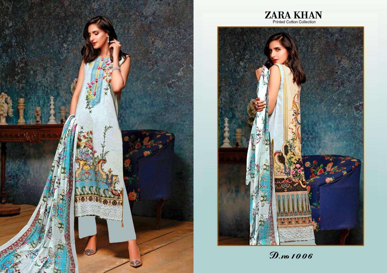ZARA KHAN KARACHI COTTON - 1006