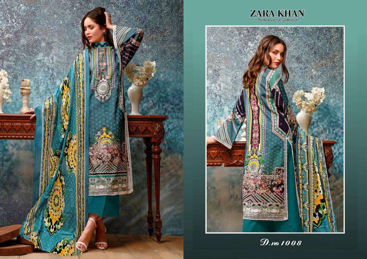 ZARA KHAN KARACHI COTTON - 1008