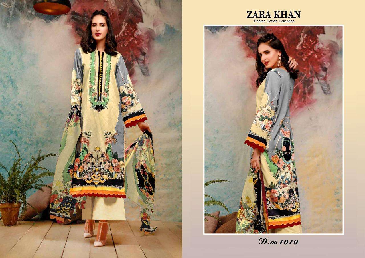 ZARA KHAN KARACHI COTTON - 1010