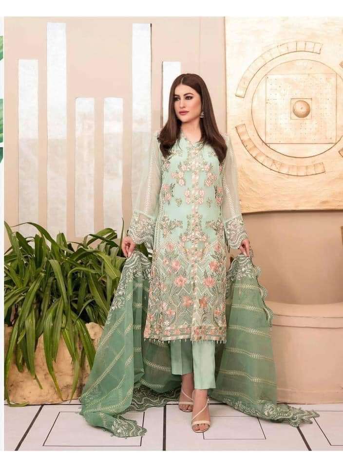 Tawakkal Tehzeeb Brown Lawn Pakistani Suit Dress Materials for Women –  Stilento