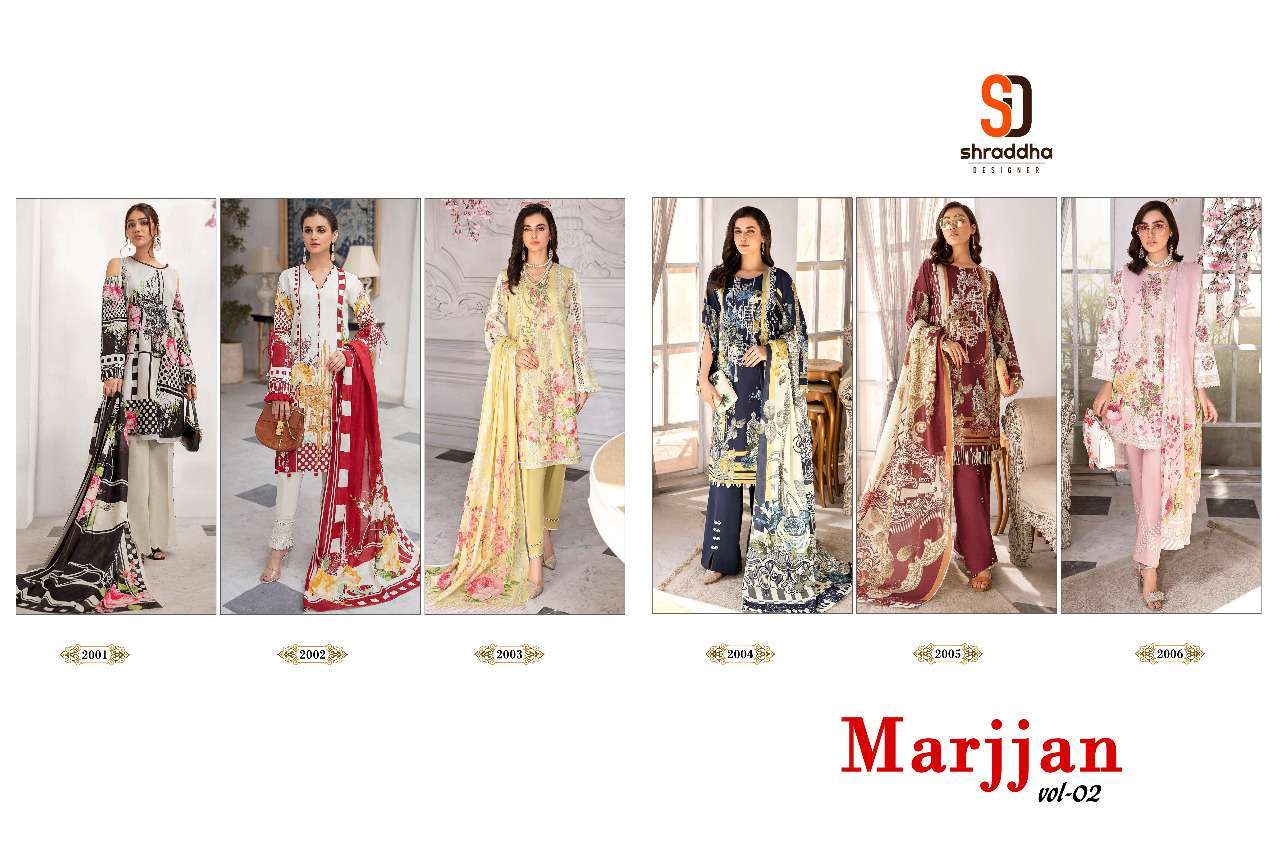 Shraddha Designer MARJJAN VOL 2 - 2001-2006(COTTON)