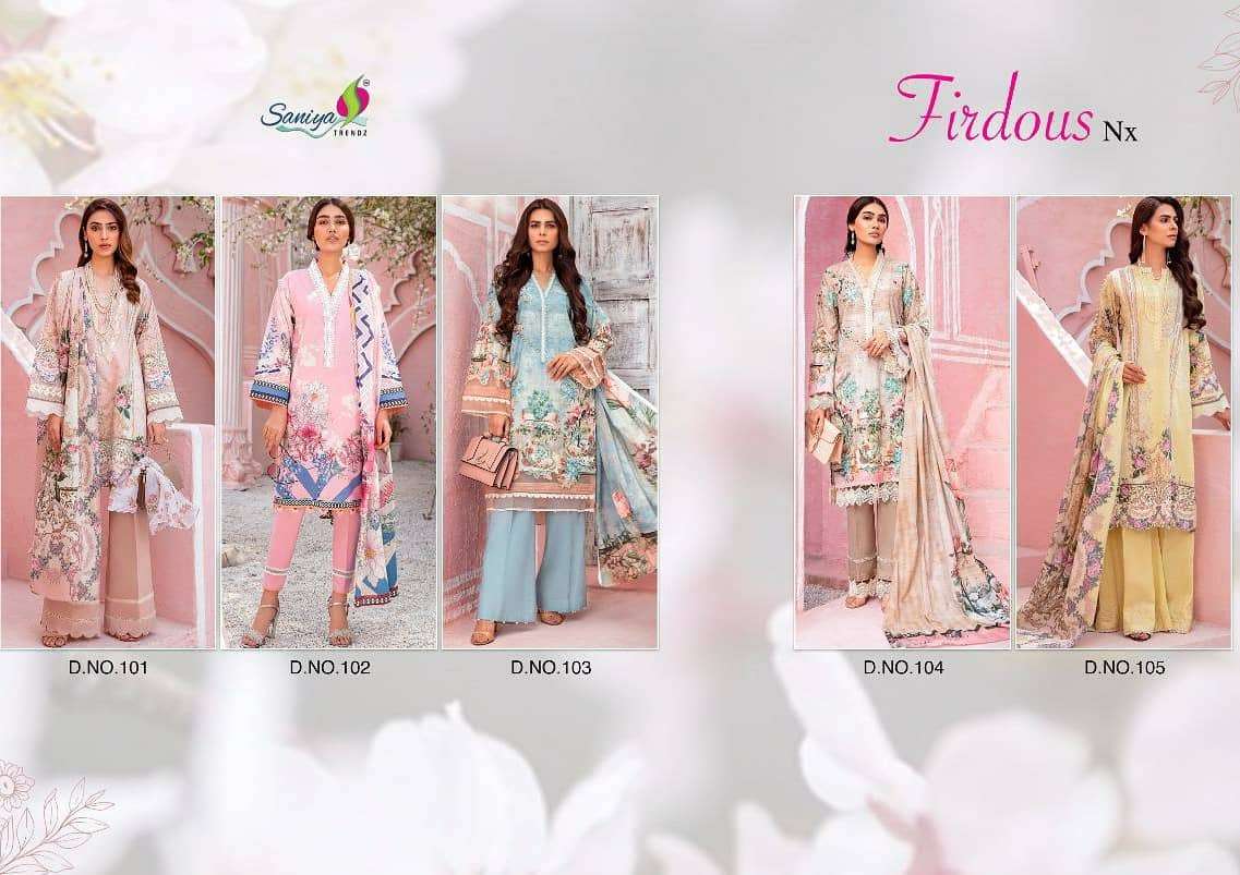 SANIYA TRENDZ FIRDOUS-NX 2021 - 101-105