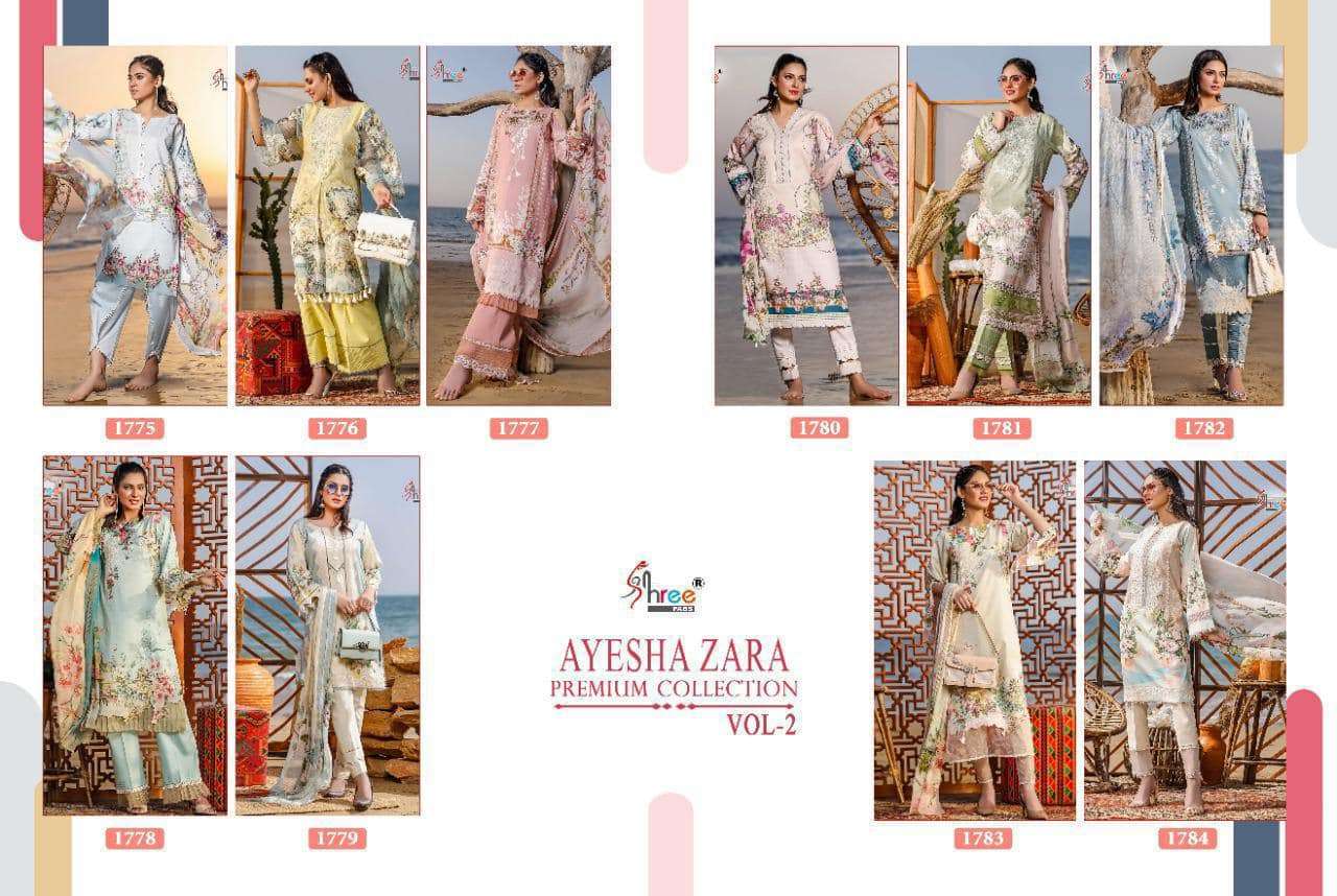  AYESHA ZARA PREMIUM COLLECTION VOL-2  - 1777-84(cotton)