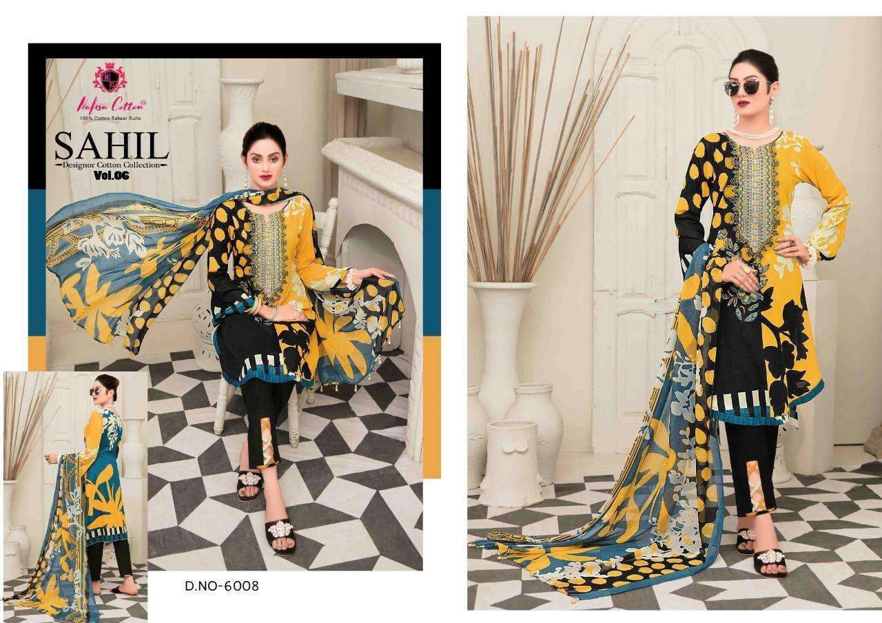 Sahil Vol-6 By Nafisa Cotton - 6008