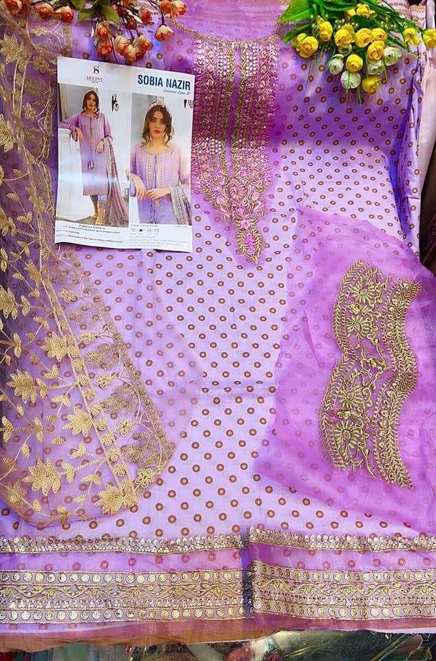  SOBIA NAZIR LAWN 21 BY DEEPSY  - 1043A