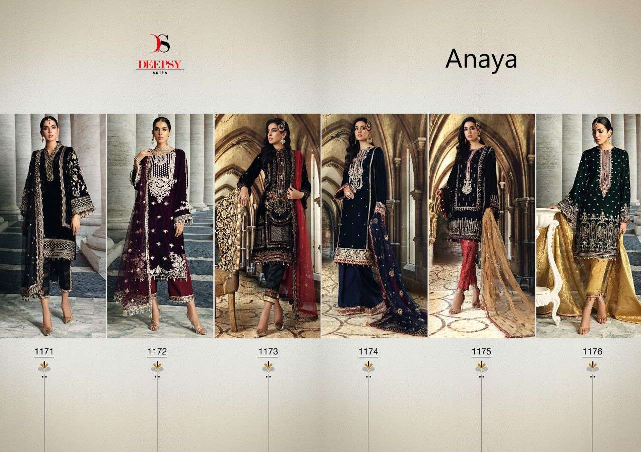 Anaya  Velvet Collection by DEEPSY SUITS - 01-06